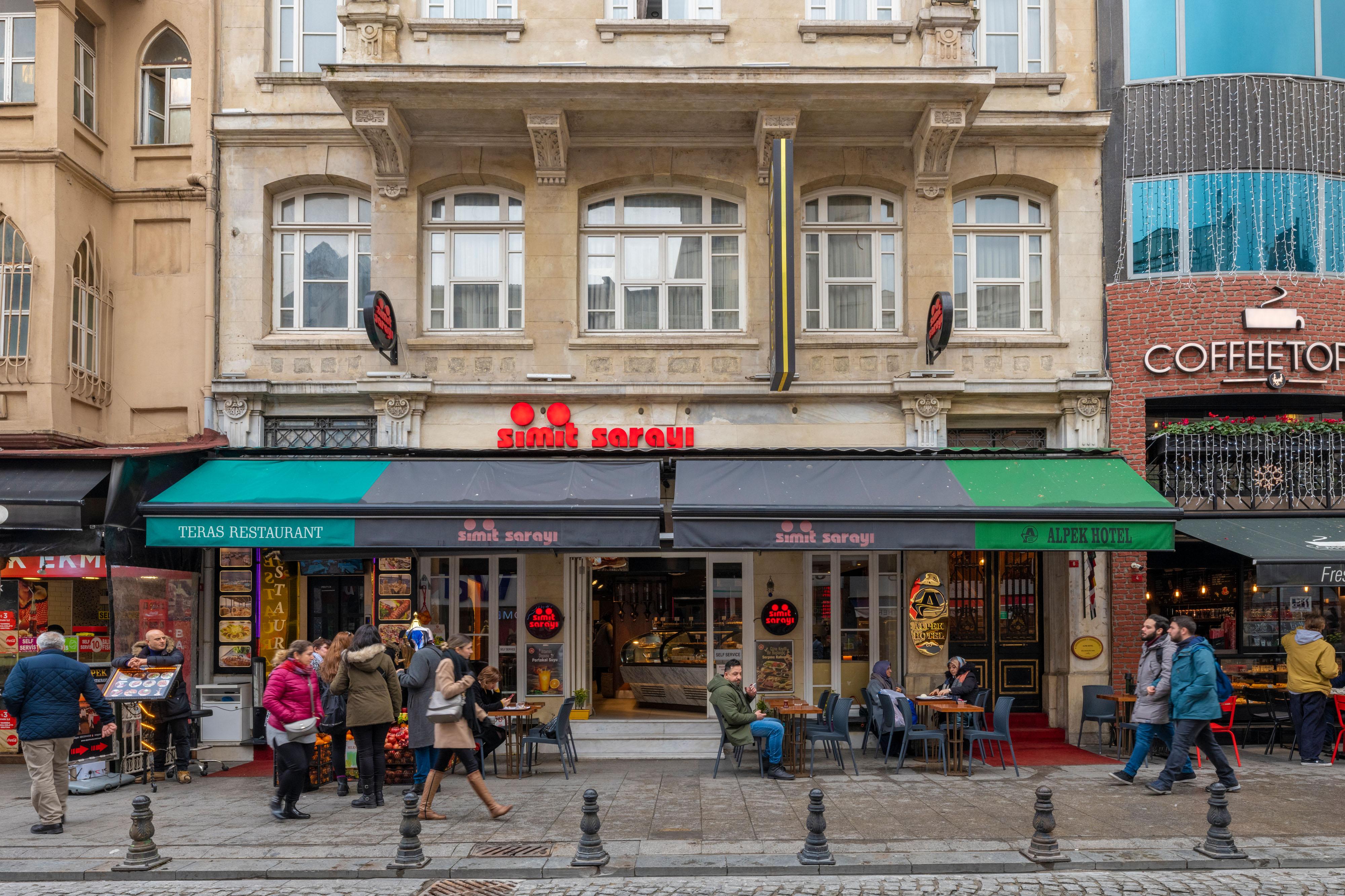 Alpek Hotel Istanbul Bagian luar foto