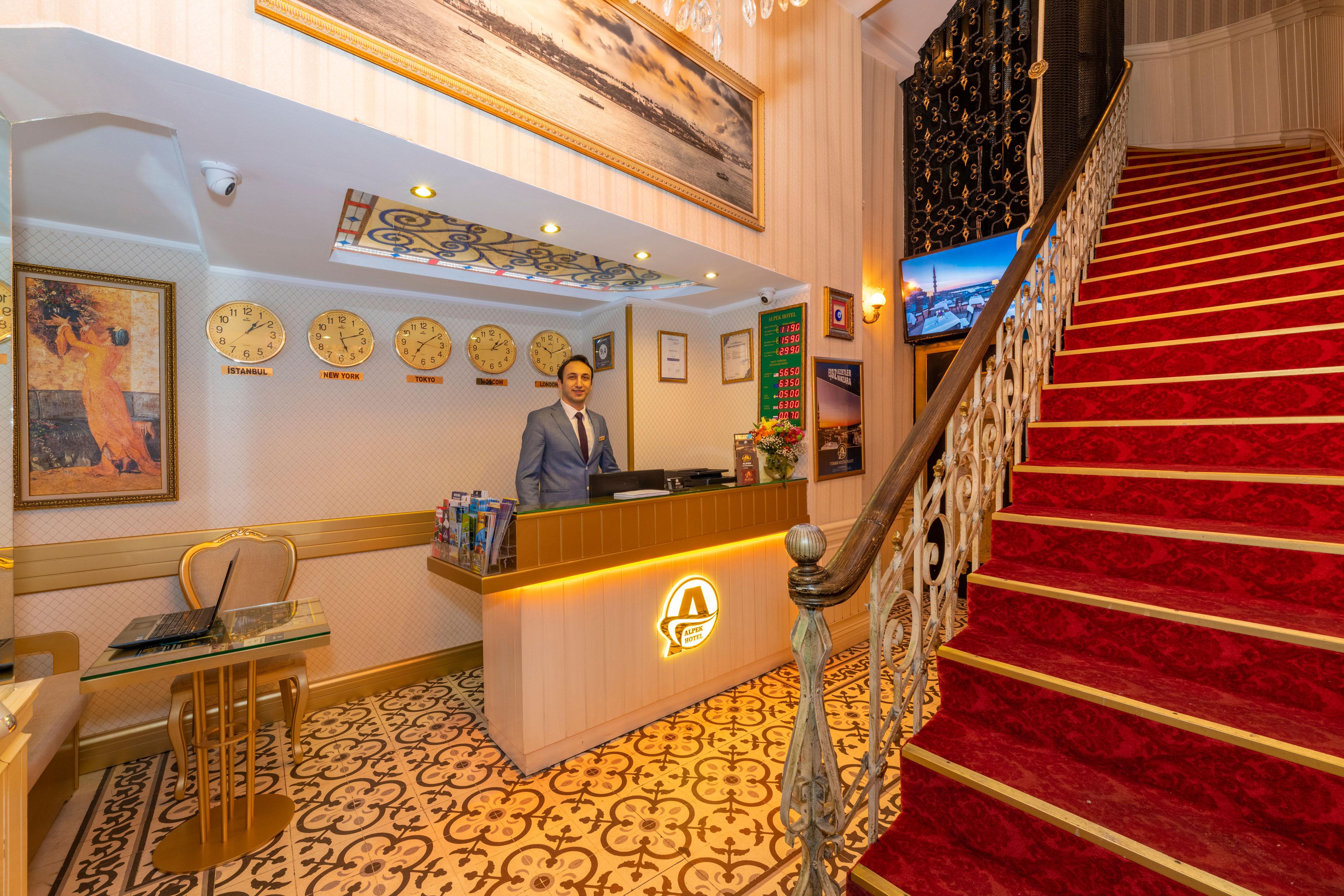 Alpek Hotel Istanbul Bagian luar foto